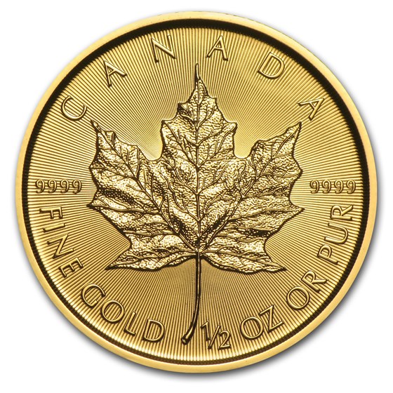 2017 Canada 1/2 oz Gold Maple Leaf BU 2017 Canada 1/2 oz Gold Maple Leaf BU